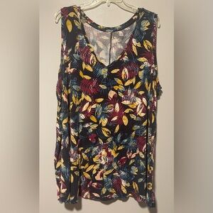 Lane Bryant Sleeveless V Neck Tank Sz 26/28